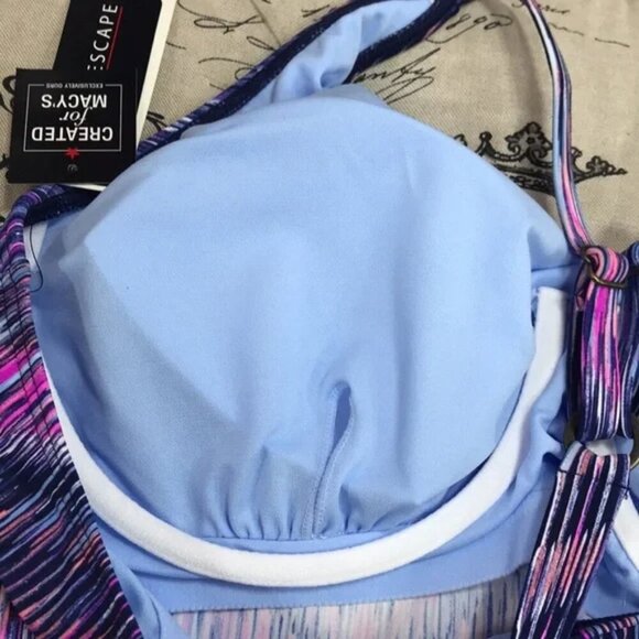 Island Escape Bora Bora Racerback Underwire Tankin - Picture 7 of 8